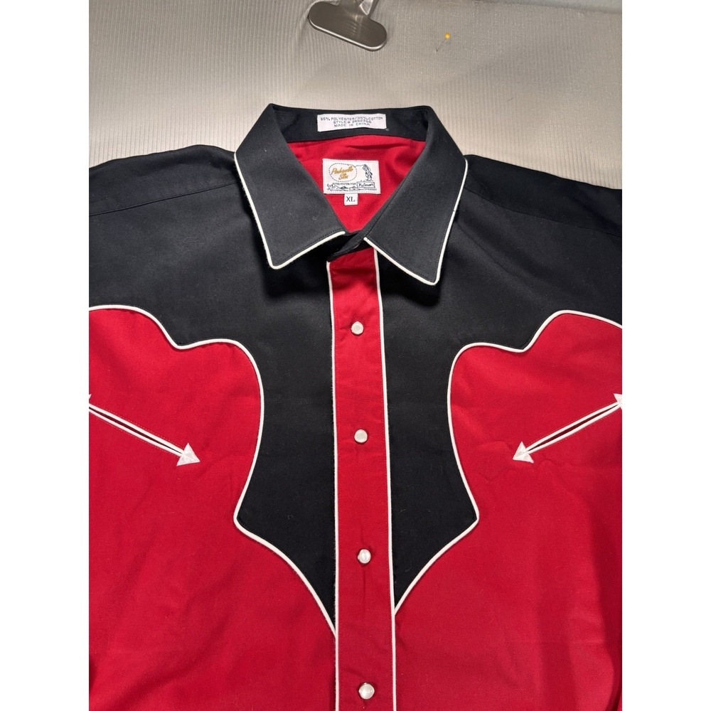 Vintage Panhandle Slim Retro Rockabilly Pearl Snap Western Shirt XL Cowboy NWOT - Picture 5 of 9